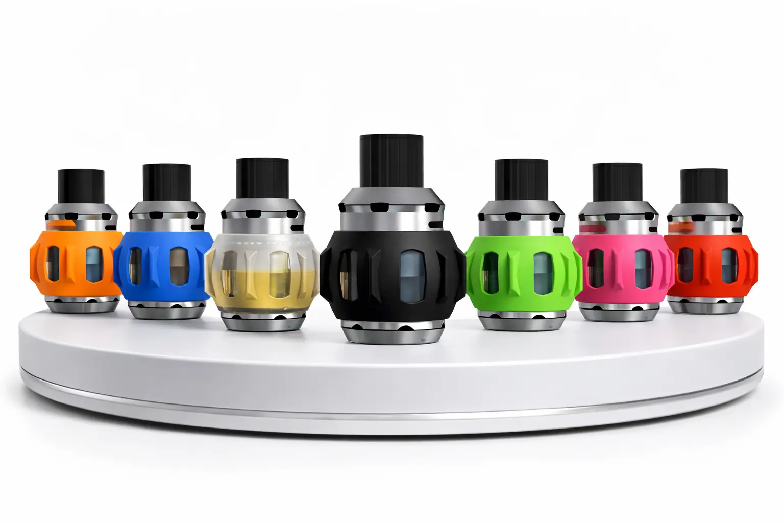 Vape tank glass protector colour range by VapeGuard