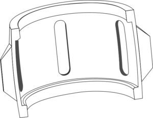 VapeGuards vape tank protector cross section technical drawing